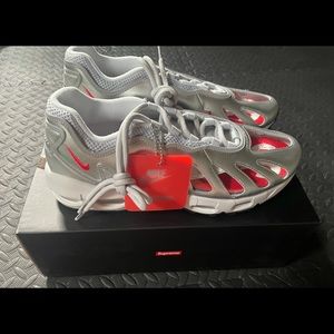 Supreme Air Max 96 Silver Size 10 In hand